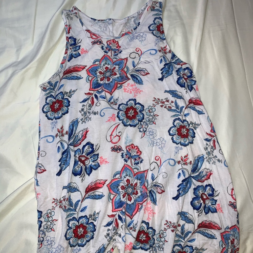 Flowy Floral Tank Top